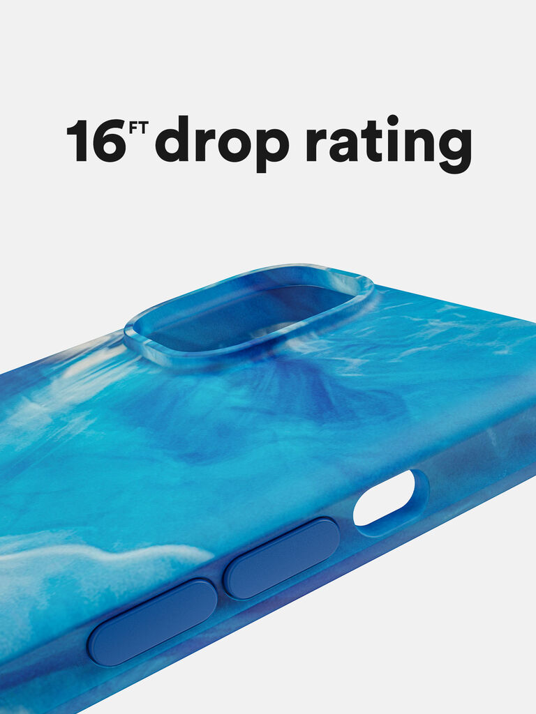 Carve Marble (Blue/White) Case with MagSafe for iPhone 15, , large